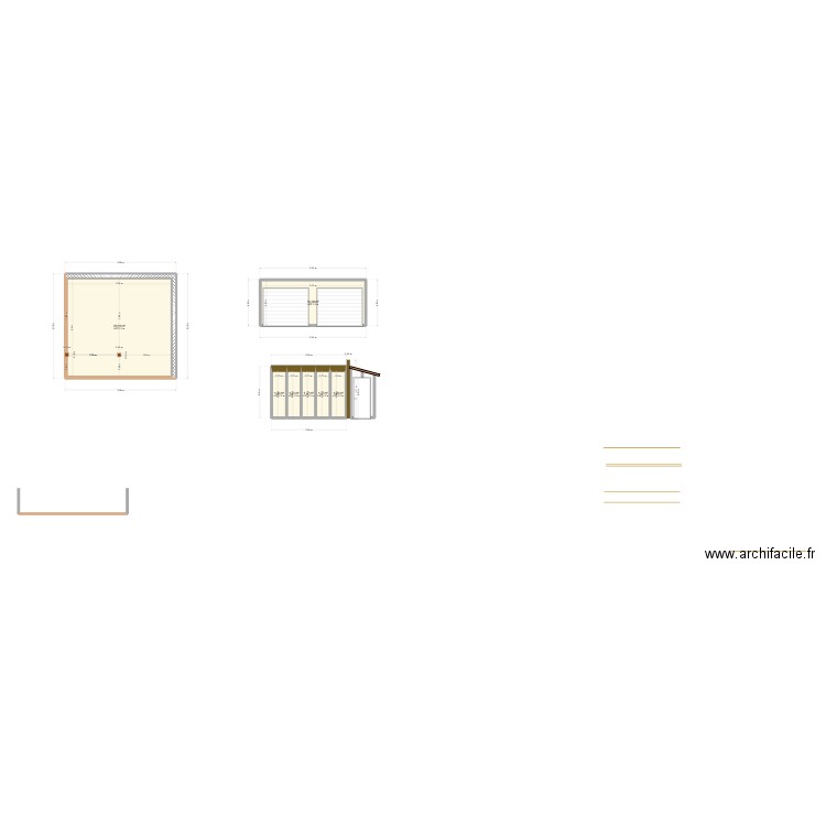 ossature obis garage. Plan de 7 pièces et 51 m2