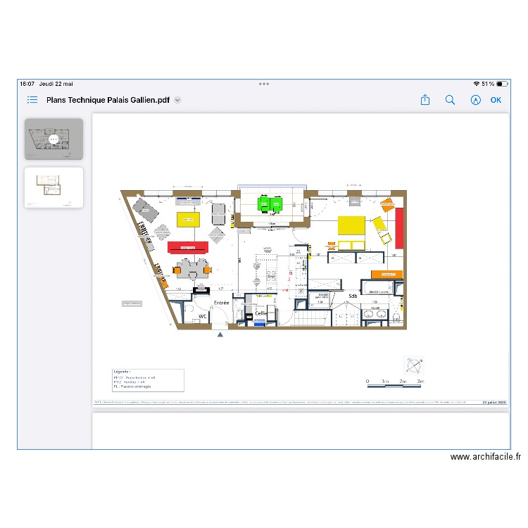 4e galien. Plan de 0 pièce et 0 m2