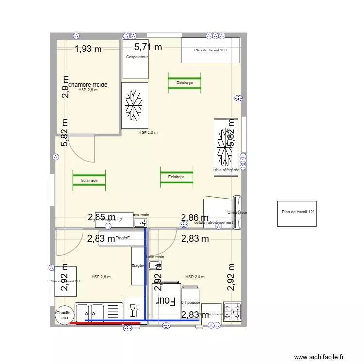 LABO trait sans matériel. Plan de 4 et 55 m² LABO trait sans matériel. Plan de 4 et 55 m²