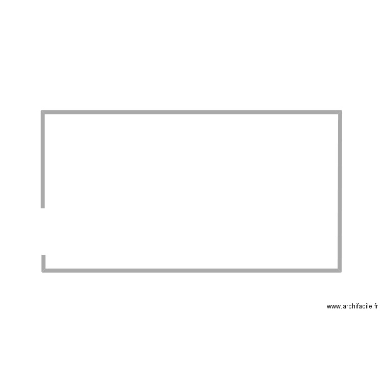 mur salon. Plan de 0 pièce et 0 m2