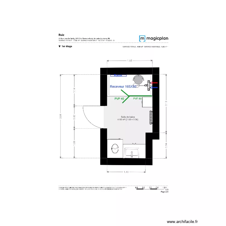 Plan Projet  M. Ruiz. Plan de 