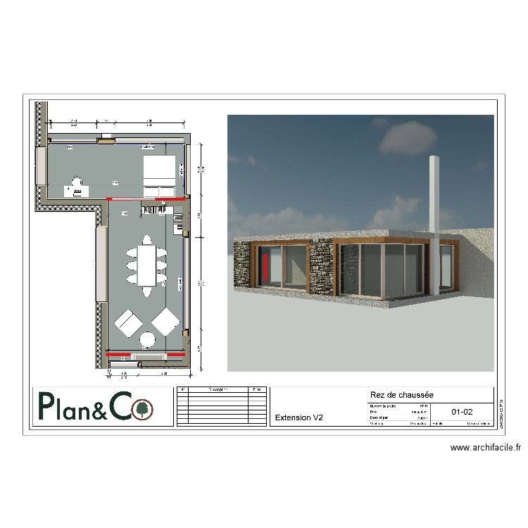 LOCHER PROJET TERRASSE. Plan de 0 pièce et 0 m2