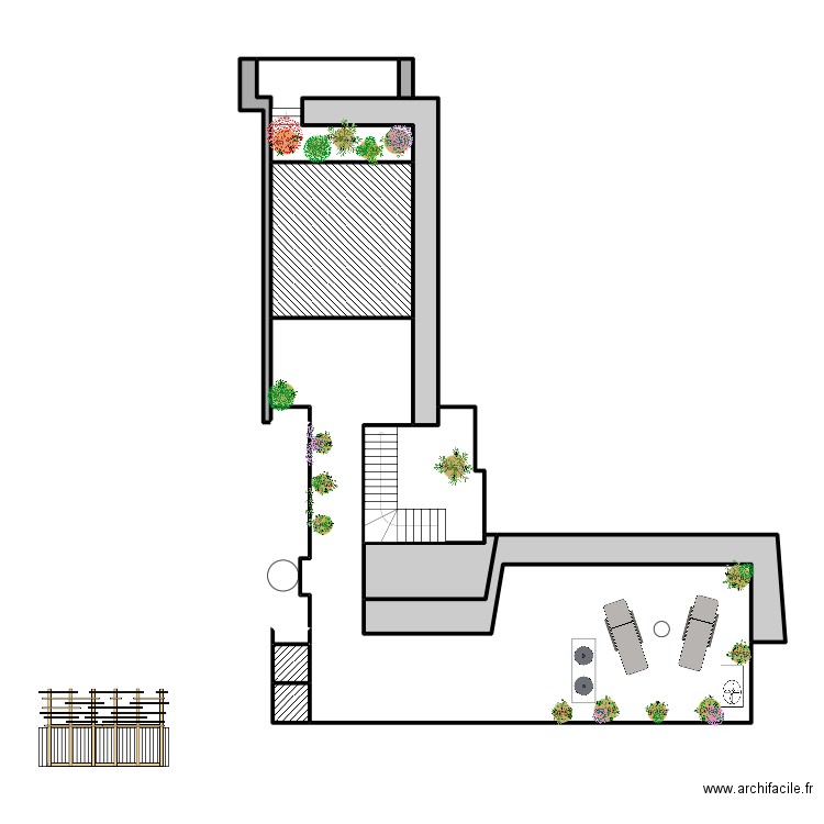 Beaux-Arts. Plan de 13 pièces et 111 m2