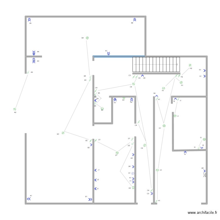 rez AA. Plan de 0 pièce et 0 m2