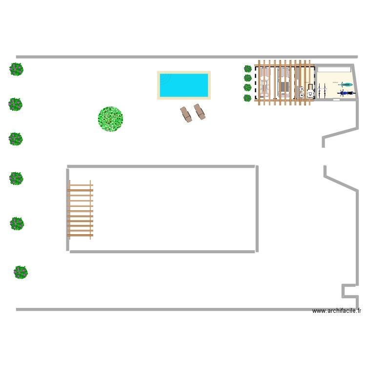 GARAGE . Plan de 0 pièce et 0 m2