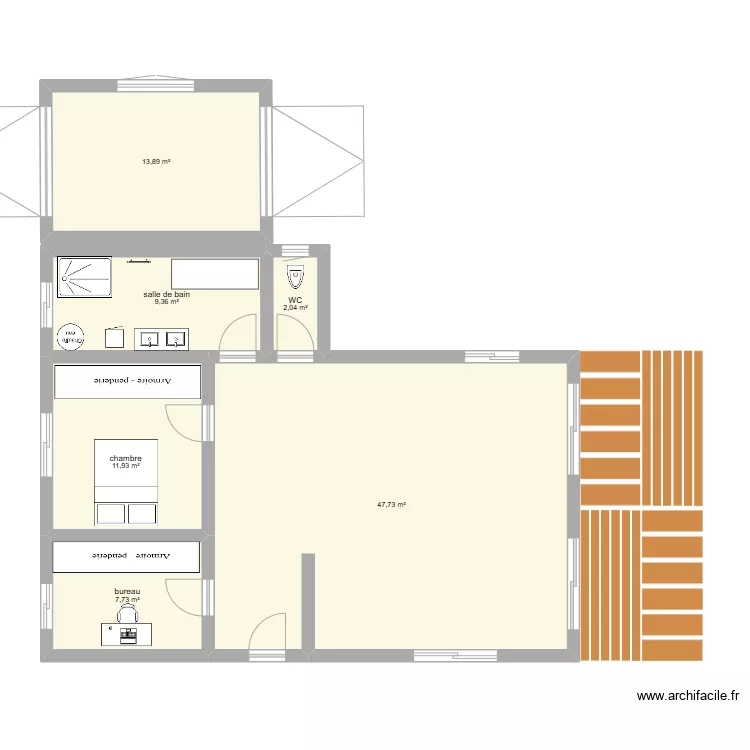 ChaletGSgarage 2. Plan de 