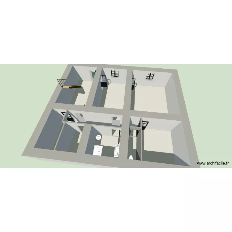 APPARTEMENT 1. Plan de 9 Pièces et 112 m² APPARTEMENT 1. Plan de 9 Pièces et 112 m²