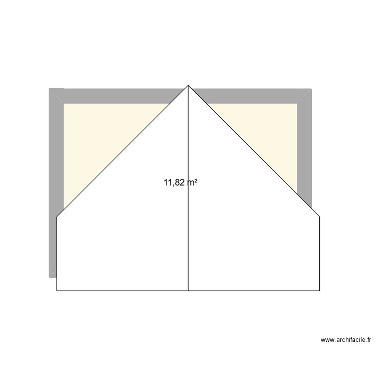 ZAKANE DJLBRIL. Plan de 1 pièce et 12 m2