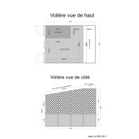 plan volière 4m par 3m