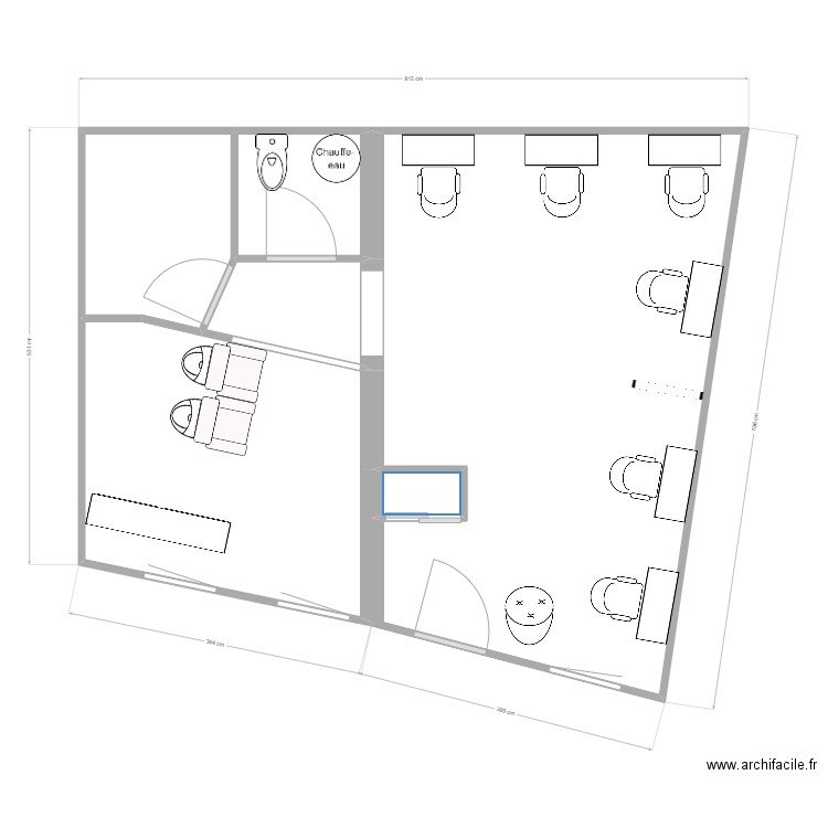 202410 Plan NC Coiffure. Plan de 0 pièce et 0 m2