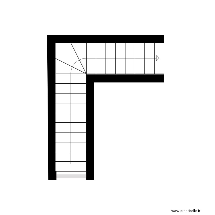 DELGADO PC. Plan de 2 pièces et 24 m2