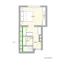 Lasne Ravet chambre v2- sdb wc