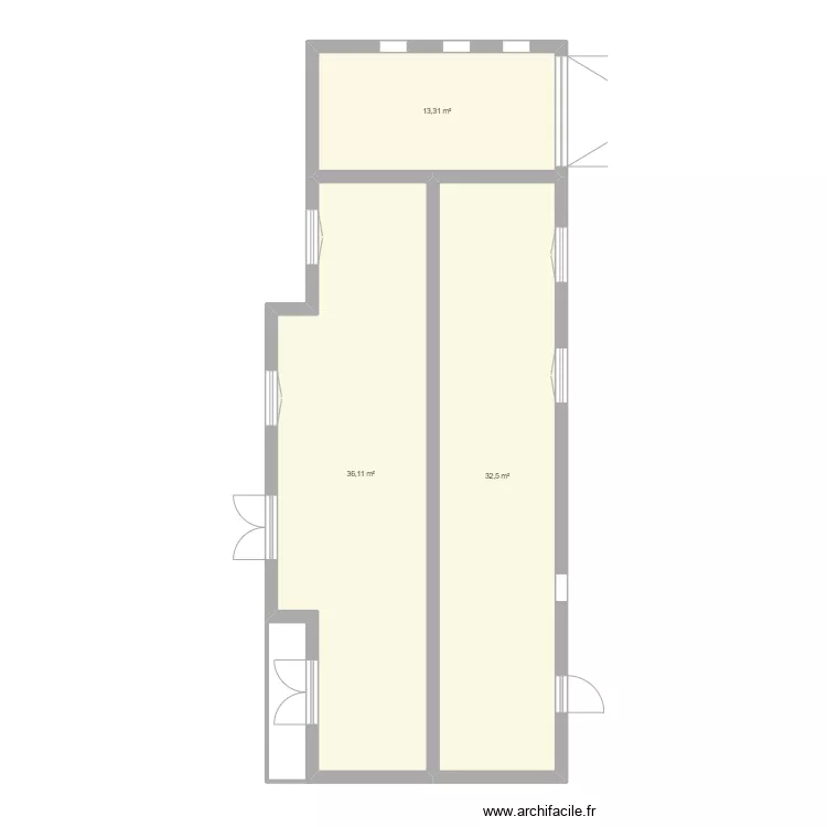 Maison long. Plan de 