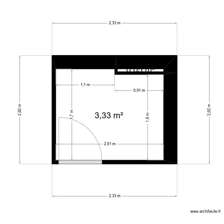 perez. Plan de 2 et 3 m² perez. Plan de 2 et 3 m²