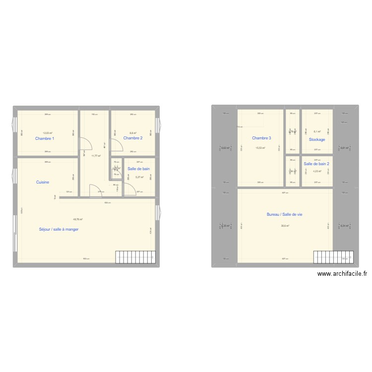 Plan 01281847 / SAINT OUEN EN BRIE . Plan de 0 pièce et 0 m2