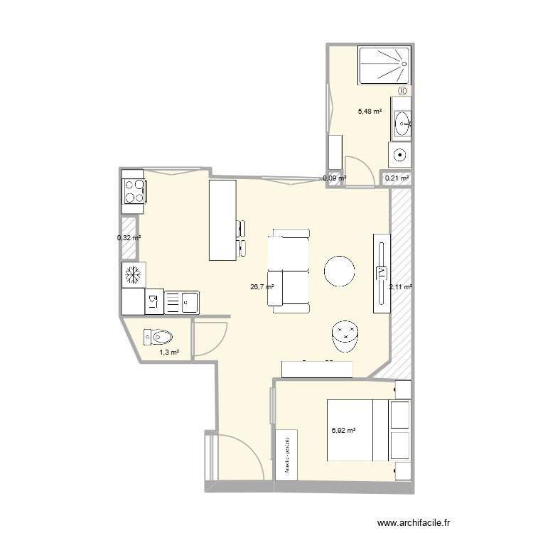 Jarente - Projet 2. Plan de 0 pièce et 0 m2