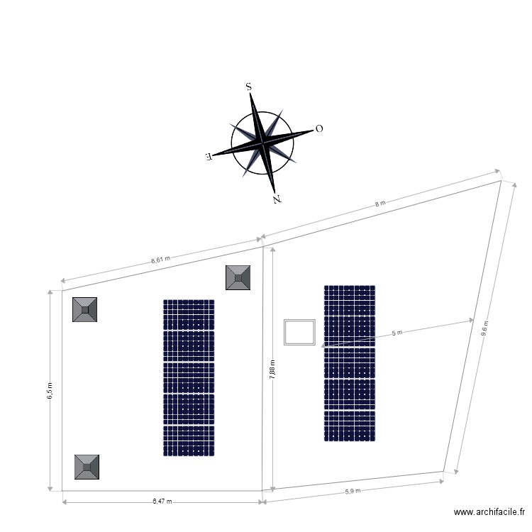 MAISON DECROIX. Plan de 0 pièce et 0 m2