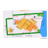 Plan de masse 3D                              chalet 49