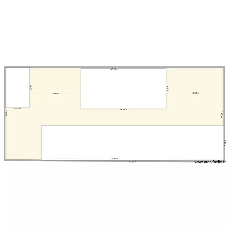 wagdi. Plan de 1  et 931 m²