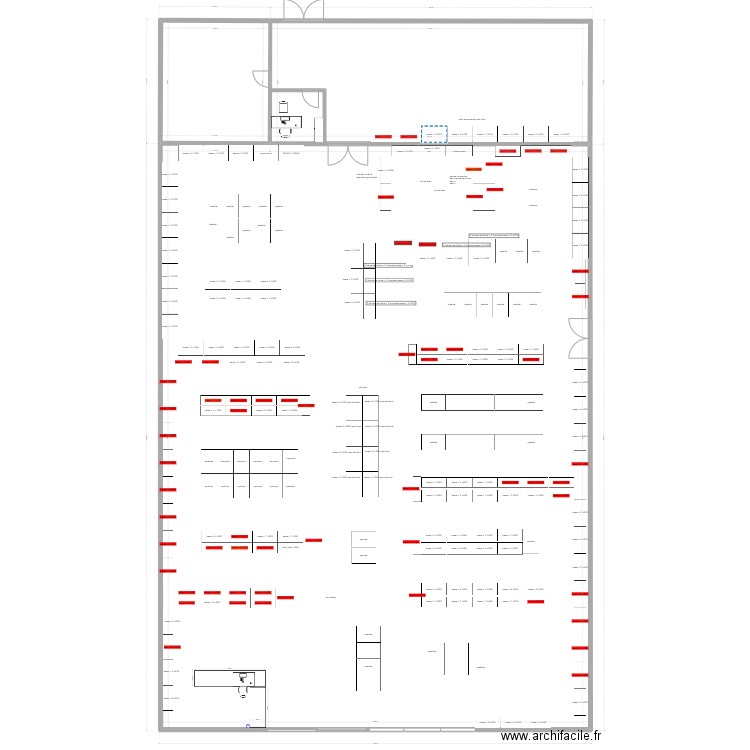 Autun 1 base et hauteur. Plan de 3 pièces et 724 m2