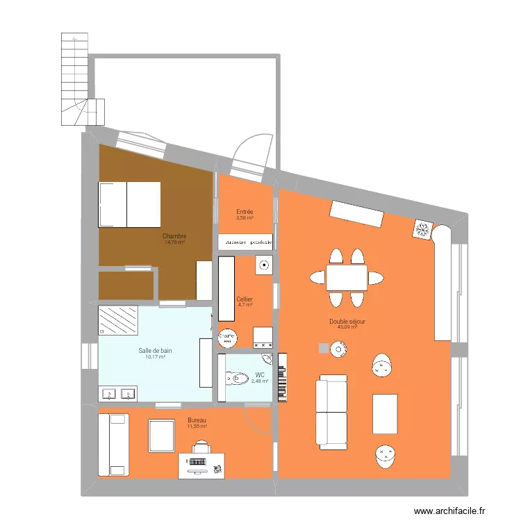 BO Grenier. Plan de 7 et 90 m² BO Grenier. Plan de 7 et 90 m²