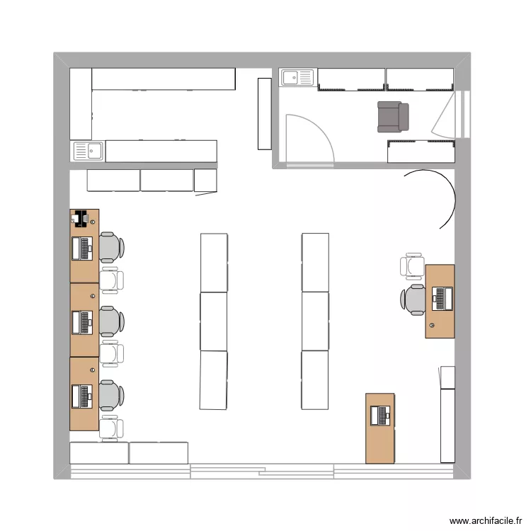 plan Optique Leclerc. Plan de 1 et 43 m² plan Optique Leclerc. Plan de 1 et 43 m²