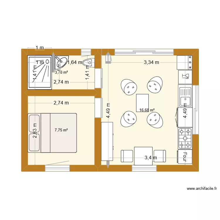 remise du 8 rte de la croix des hetres. Plan de 3 et 28 m² remise du 8 rte de la croix des hetres. Plan de 3 et 28 m²