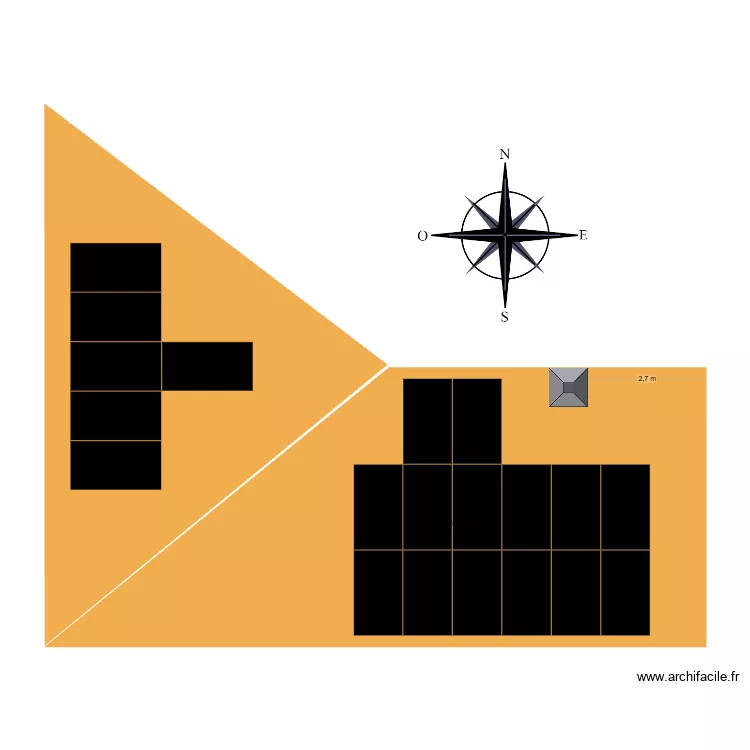 FAURE. Plan de 
