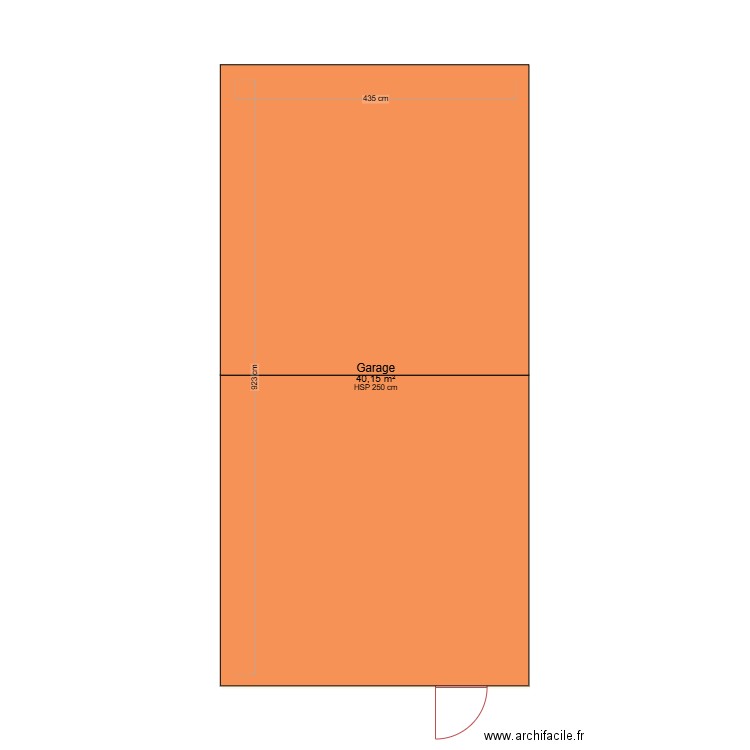 GARAGE_V1. Plan de 0 pièce et 0 m2