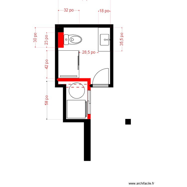 Quintal 2.1. Plan de 0 pièce et 0 m2