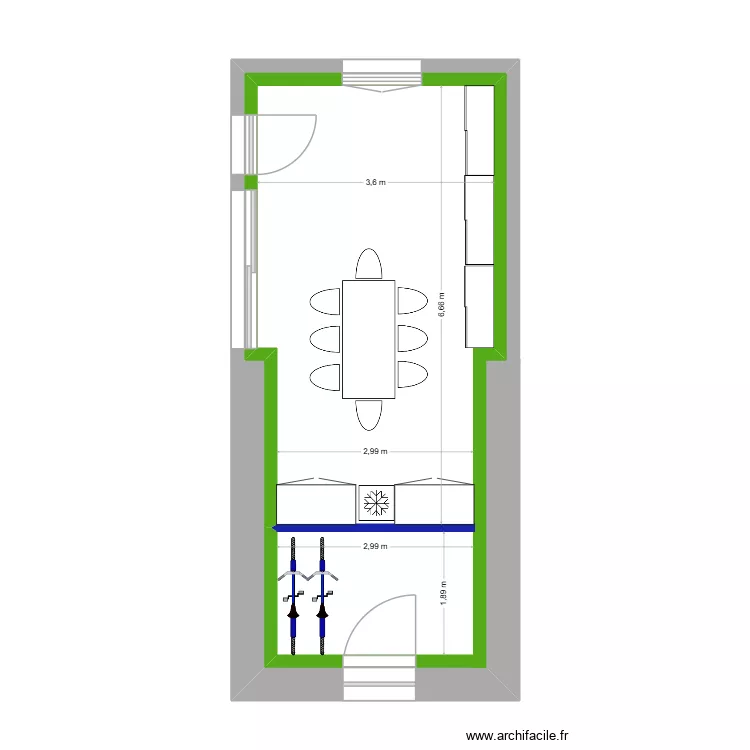 petit maison. Plan de 