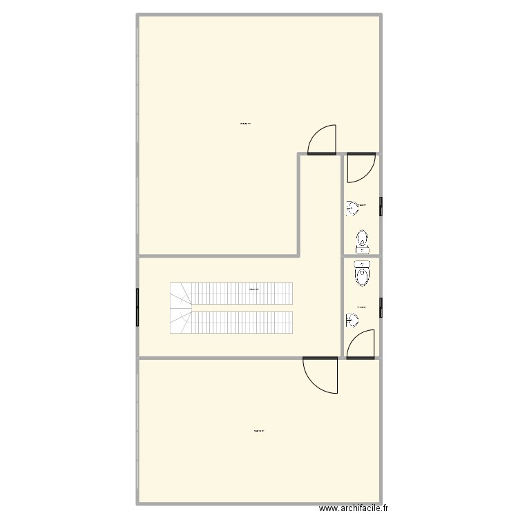 BLOC ADMIN-ETAGE 2 PLAN. Plan de 5 pièces et 565 m2
