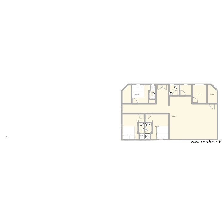 Devis Hagerstown. Plan de 7 pièces et 116 m2