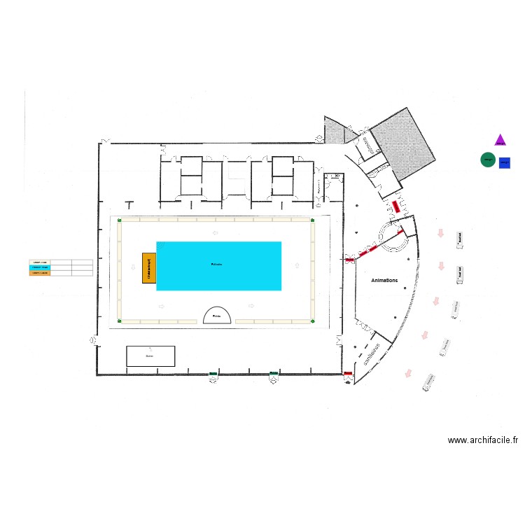 maubuisson. Plan de 0 pièce et 0 m2