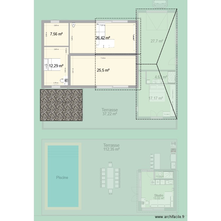 Laymont Rev6. Plan de 16 pièces et 394 m2