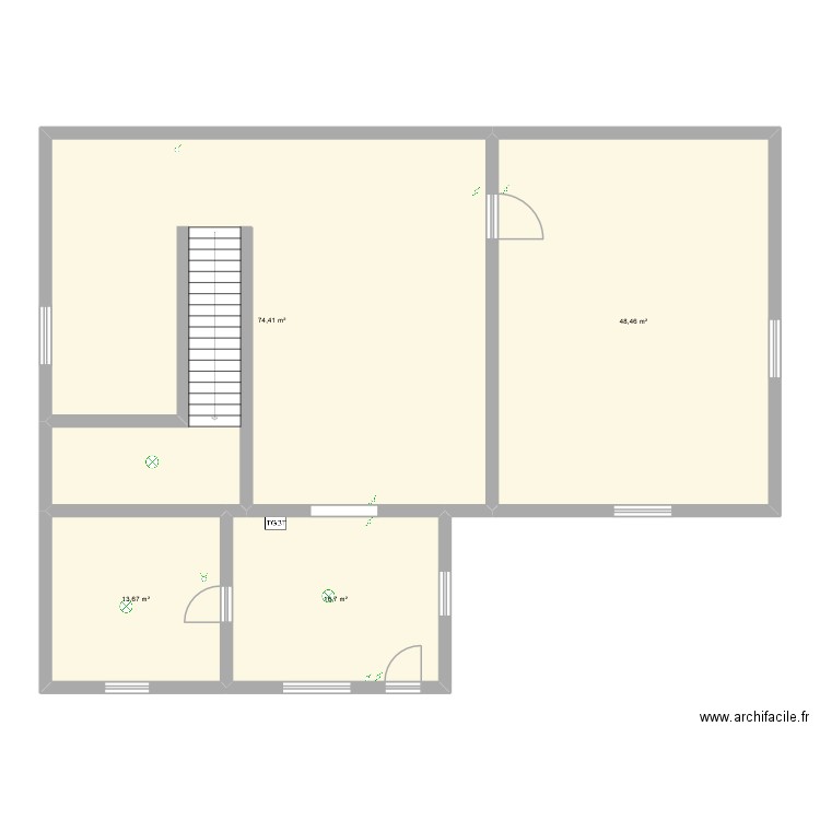 Havange APP 1. Plan de 4 pièces et 153 m2