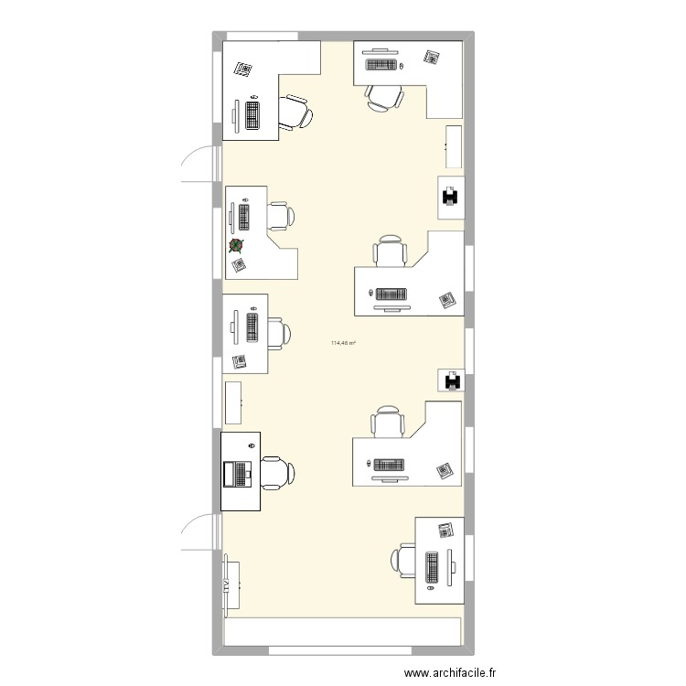 Bureau achats. Plan de 0 pièce et 0 m2