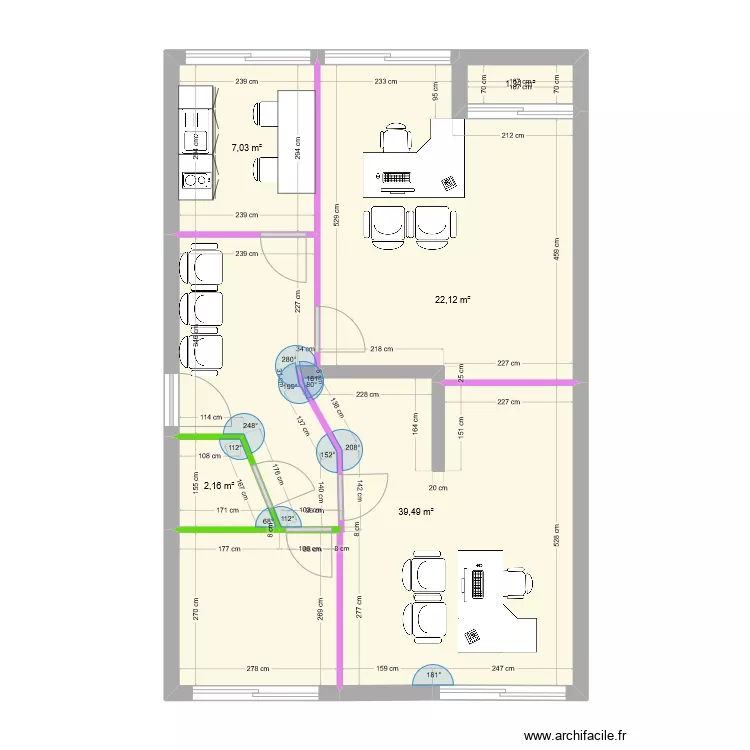 Cabinet Bois-Guillaume PROJET MEUBLE. Plan de Cabinet Bois-Guillaume PROJET MEUBLE. Plan de