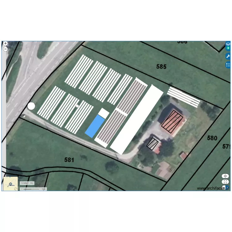 jardins-paralleles. Plan de 