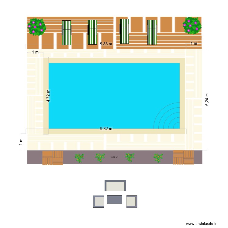 piscine2. Plan de 0 pièce et 0 m2