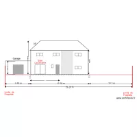 plan de fa&ccedil;ade sud ouest ambleteuse apres tx