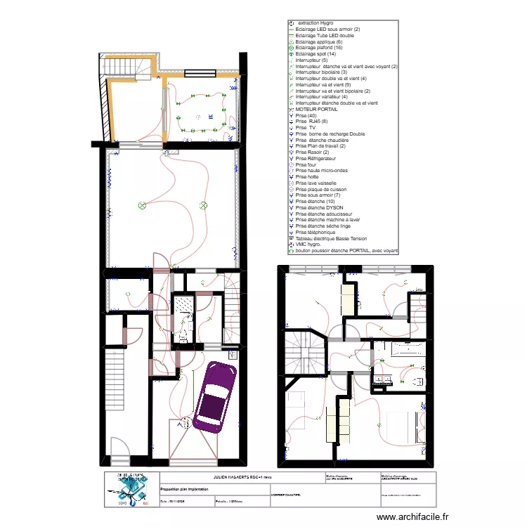 JULIEN HASAERTS RDC+1 revu. Plan de 