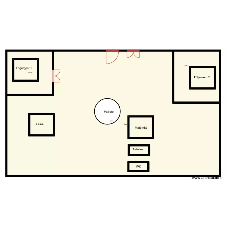 Vue en Plan DOUTOU. Plan de Vue en Plan DOUTOU. Plan de