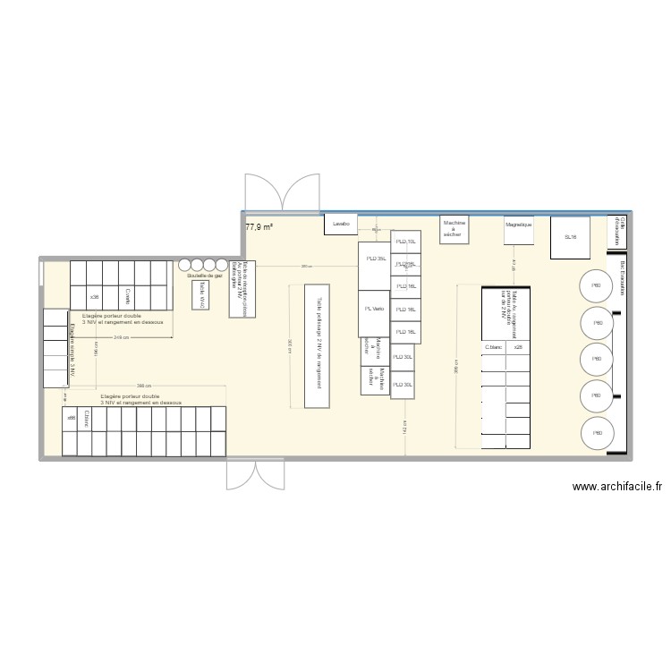 plan atelier 1. Plan de 0 pièce et 0 m2