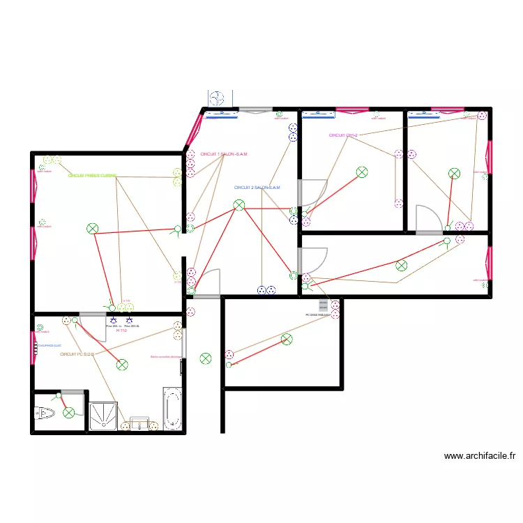 SCI RIMB CMANG CLIM. Plan de 7  et 98 m²