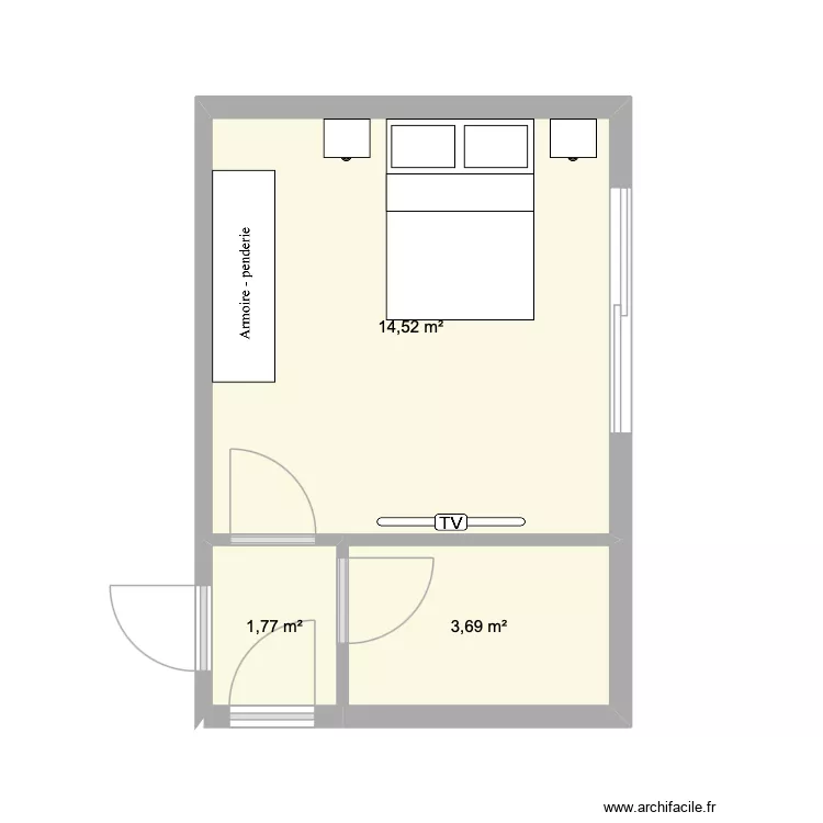 20260313-Projet_aménagement_CADET. Plan de 3 et 20 m² 20260313-Projet_aménagement_CADET. Plan de 3 et 20 m²