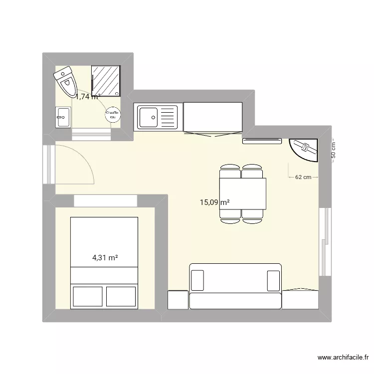 Luchon sol 2. Plan de 