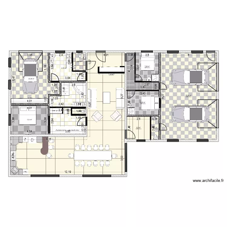DAVID NADIA 1.0. Plan de 13 pièces et 237 m² DAVID NADIA 1.0. Plan de 13 pièces et 237 m²