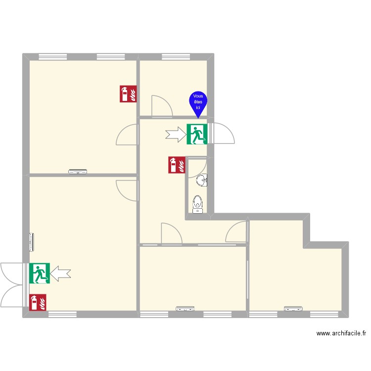 PLAN JOINVILLE. Plan de 7 pièces et 81 m2