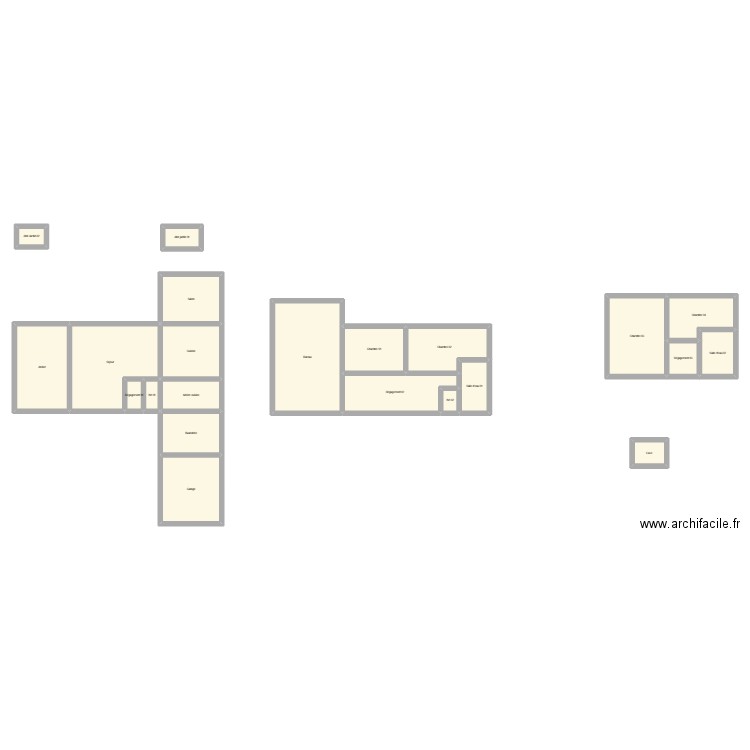 350602317. Plan de 22 pièces et 264 m2